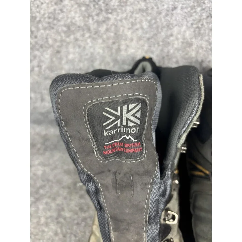 Karrimor Hot Rock Mid III‎ Boots Mens Size 12 Black Suede Waterproof XTR Hiking